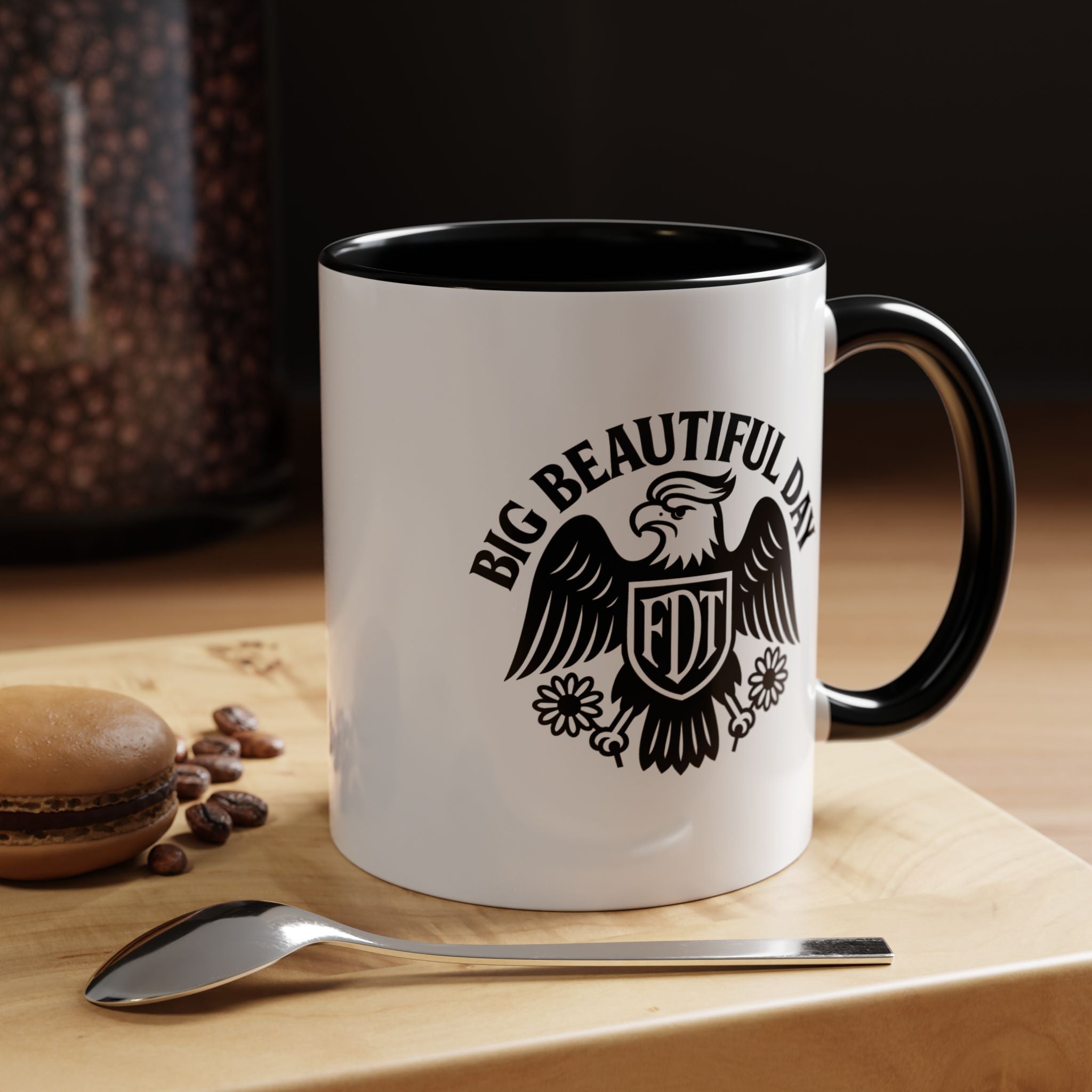 Big Beautiful Day Vintage-Inspired Coffee Mug – Motivational Morning Cup | Dishwasher Safe, BPA-Free, Perfect Daily Reminder