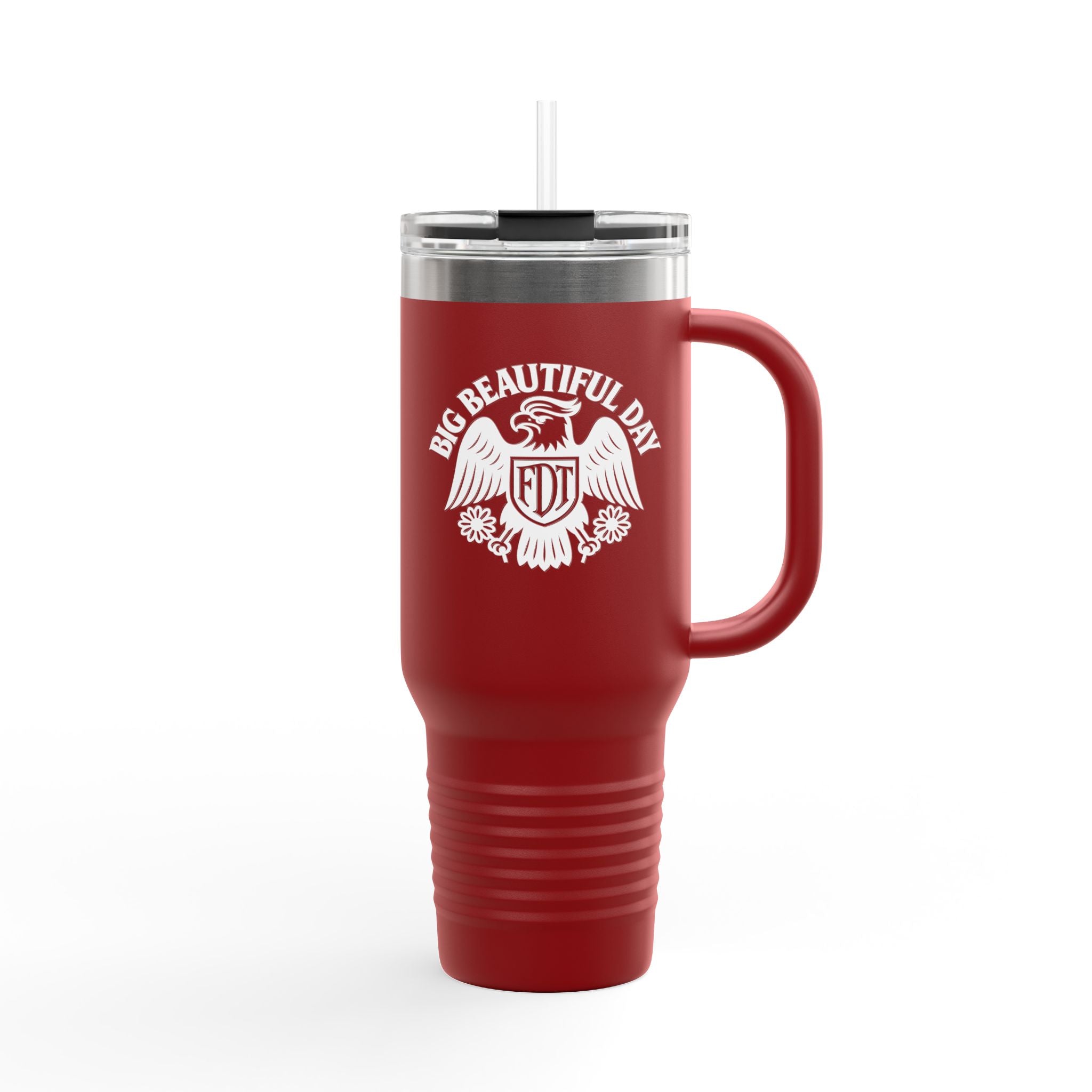 Big Beautiful Day 40oz Insulated Travel Mug – Hot or Cold Drink Tumbler | Motivational Mug | Premium Stainless Steel Adventure Cup