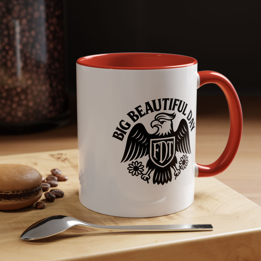 Big Beautiful Day Vintage-Inspired Coffee Mug – Motivational Morning Cup | Dishwasher Safe, BPA-Free, Perfect Daily Reminder