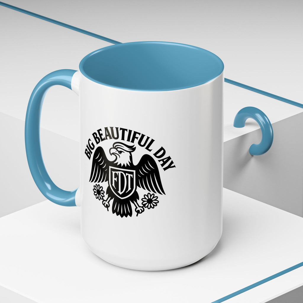 Big Beautiful Day Vintage-Inspired Coffee Mug – Motivational Morning Cup | Dishwasher Safe, BPA-Free, Perfect Daily Reminder
