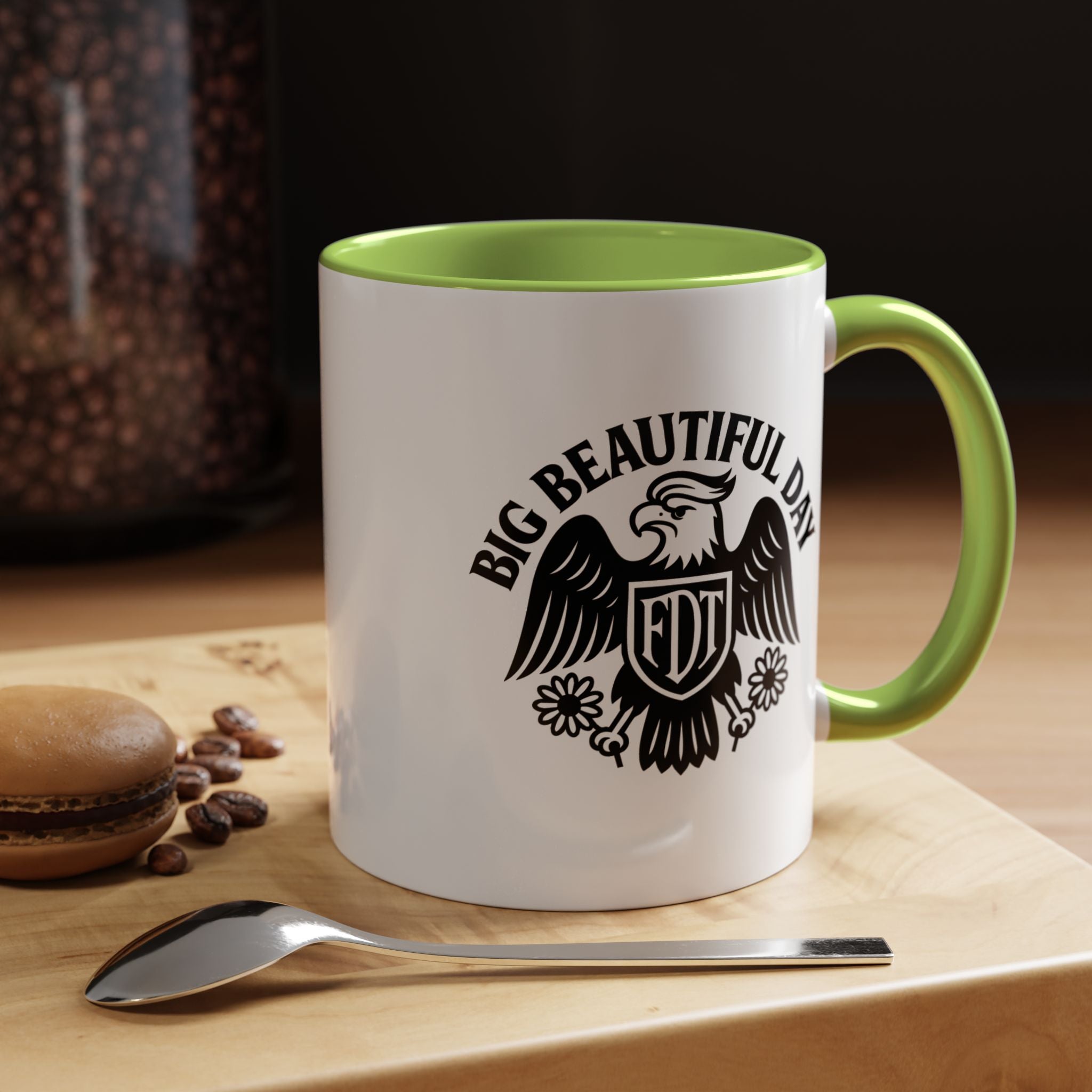 Big Beautiful Day Vintage-Inspired Coffee Mug – Motivational Morning Cup | Dishwasher Safe, BPA-Free, Perfect Daily Reminder