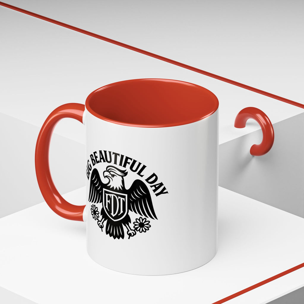 Big Beautiful Day Vintage-Inspired Coffee Mug – Motivational Morning Cup | Dishwasher Safe, BPA-Free, Perfect Daily Reminder
