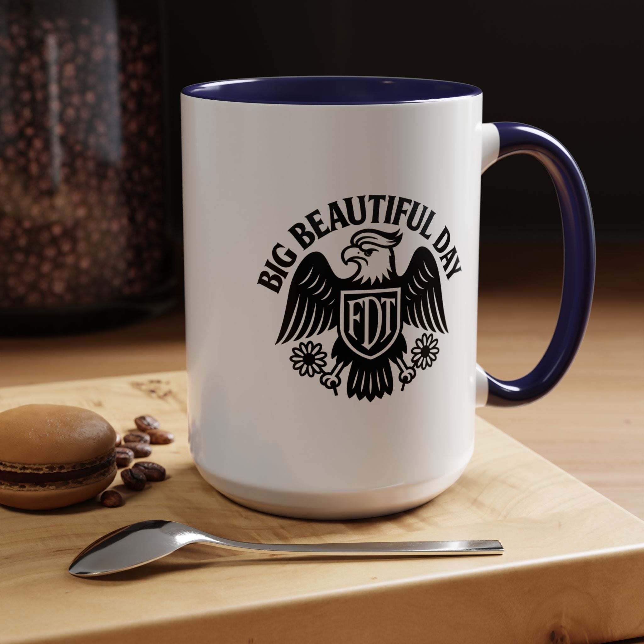 Big Beautiful Day Vintage-Inspired Coffee Mug – Motivational Morning Cup | Dishwasher Safe, BPA-Free, Perfect Daily Reminder