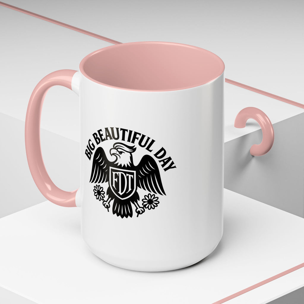 Big Beautiful Day Vintage-Inspired Coffee Mug – Motivational Morning Cup | Dishwasher Safe, BPA-Free, Perfect Daily Reminder