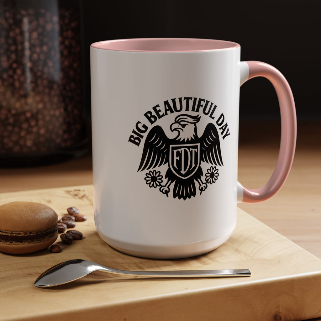 Big Beautiful Day Vintage-Inspired Coffee Mug – Motivational Morning Cup | Dishwasher Safe, BPA-Free, Perfect Daily Reminder