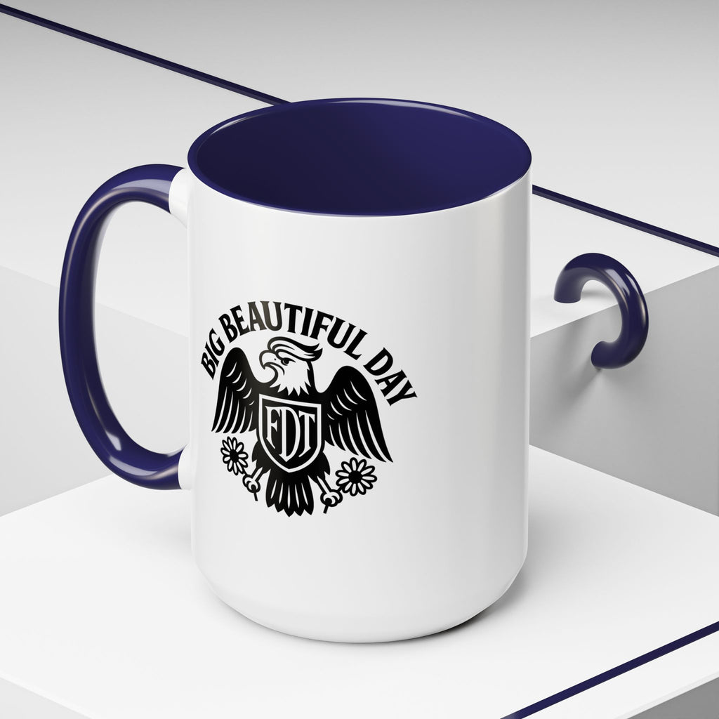 Big Beautiful Day Vintage-Inspired Coffee Mug – Motivational Morning Cup | Dishwasher Safe, BPA-Free, Perfect Daily Reminder