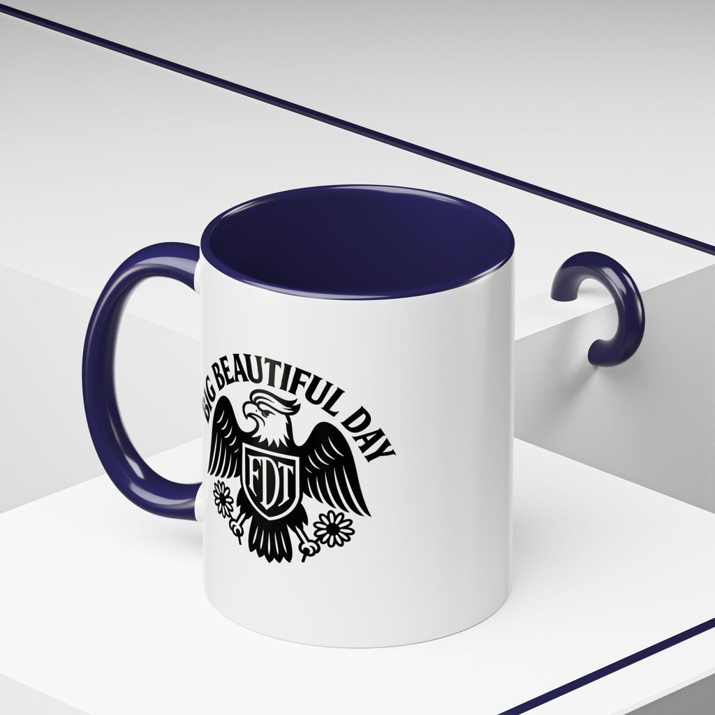 Big Beautiful Day Vintage-Inspired Coffee Mug – Motivational Morning Cup | Dishwasher Safe, BPA-Free, Perfect Daily Reminder