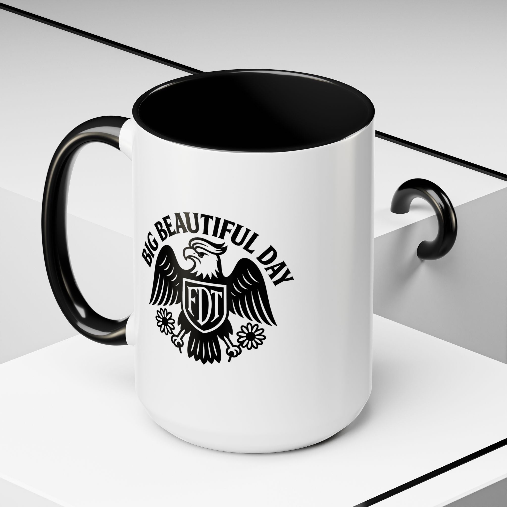 Big Beautiful Day Vintage-Inspired Coffee Mug – Motivational Morning Cup | Dishwasher Safe, BPA-Free, Perfect Daily Reminder