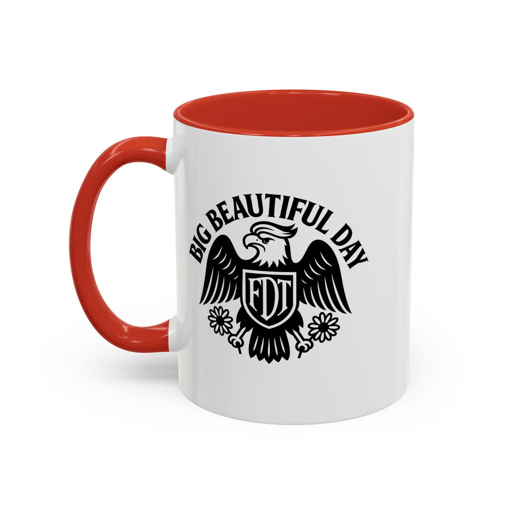 Big Beautiful Day Vintage-Inspired Coffee Mug – Motivational Morning Cup | Dishwasher Safe, BPA-Free, Perfect Daily Reminder